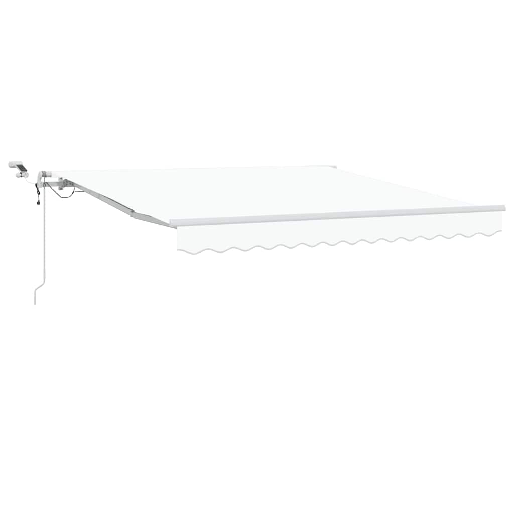 Vidaxx parasol pliant blanc 300 x 250 cm polyester et métal
