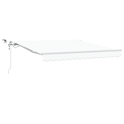 Vidaxx parasol pliant blanc 300 x 250 cm polyester et métal