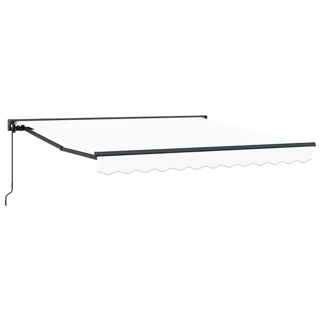 Vidaxx parasol pliant blanc 300 x 250 cm polyester et métal