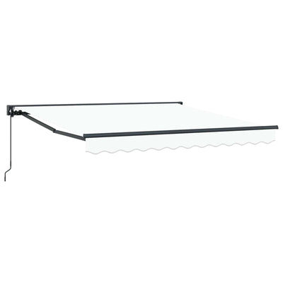 Vidaxx parasol pliant blanc 300 x 250 cm polyester et métal