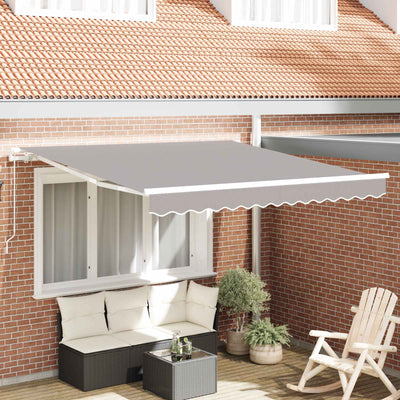 Auvent Vidaxx gris clair 300 x 250 x 165 cm polyester