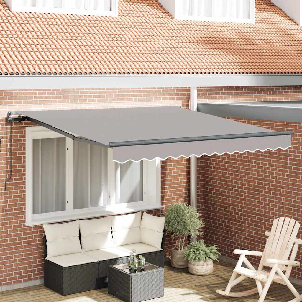Vidaxx parasol pliable gris clair 300 x 250 cm