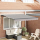 Vidaxx parasol pliable gris clair 300 x 250 cm