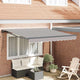 Vidaxx parasol pliable gris clair 300 x 250 cm