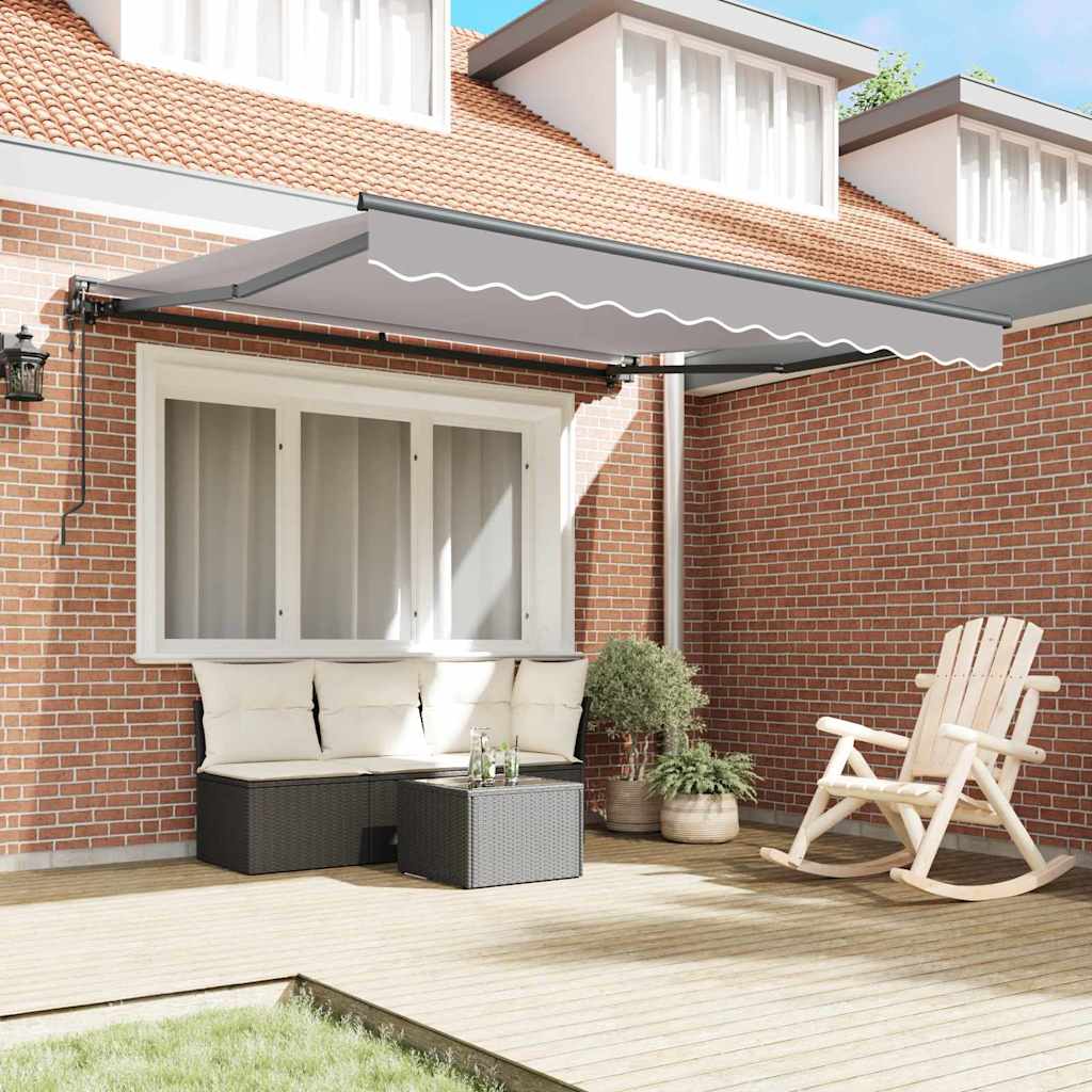 Vidaxx parasol pliable gris clair 300 x 250 cm