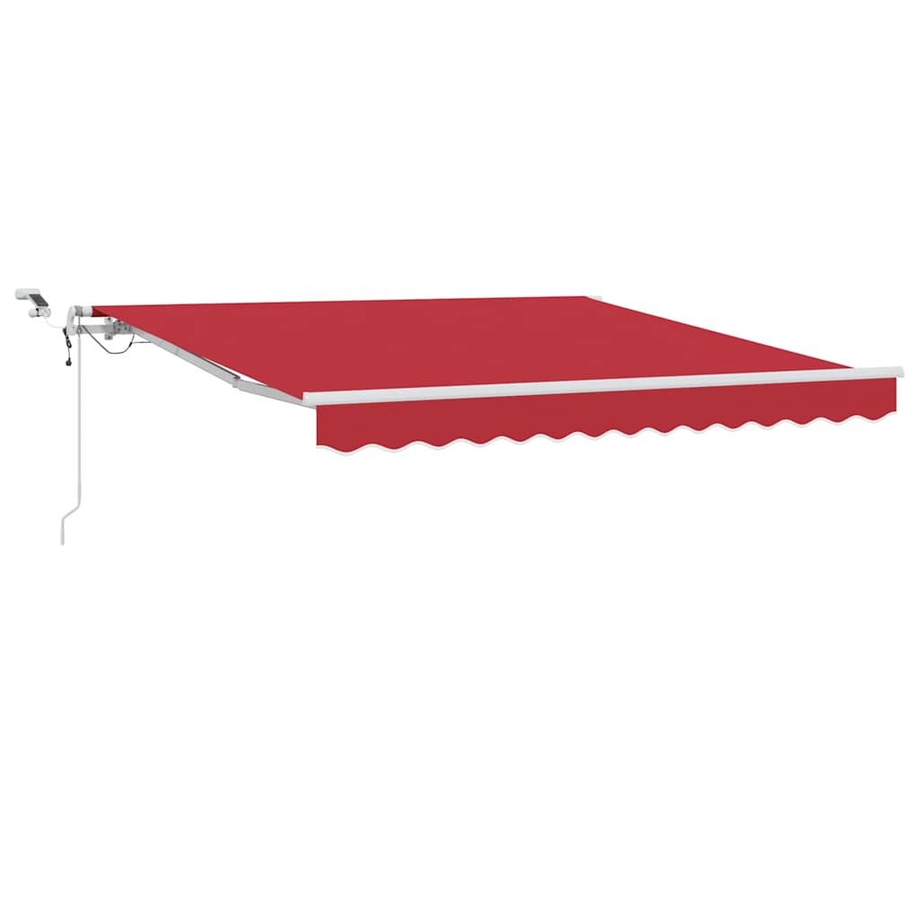 Vidaxx parasol pliable rouge 300 x 250 cm polyester et métal
