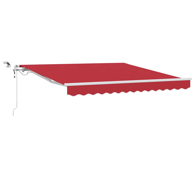 Vidaxx parasol pliable rouge 300 x 250 cm polyester et métal