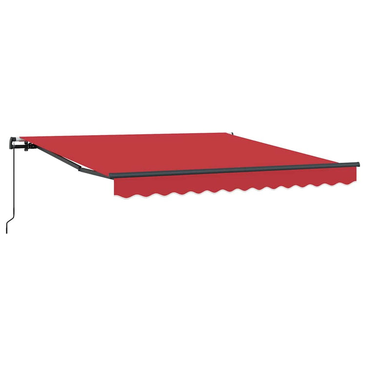 Vidaxx parasol pliable rouge 300 x 250 cm polyester et acier