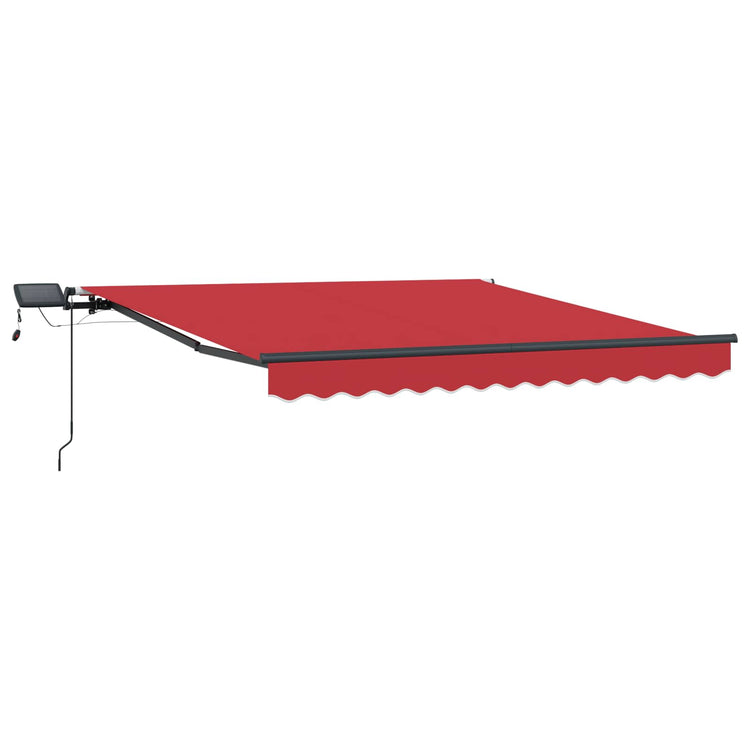 Vidaxx parasol pliable rouge 300 x 250 cm en tissu