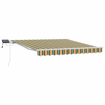 Vidaxx parasol pliant vert et jaune 300 x 250 cm tissu et acier
