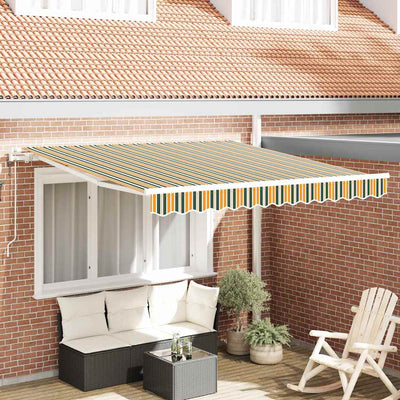 Vidaxx parasol pliable vert et jaune 300 x 250 cm en tissu
