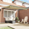 Vidaxx parasol pliable vert et jaune 300 x 250 cm