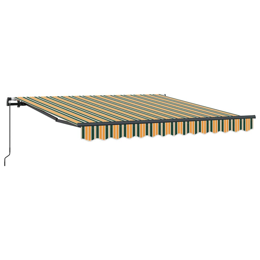 Vidaxx parasol pliable vert et jaune 300 x 250 cm