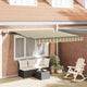 Vidaxx parasol pliable vert et jaune 300 x 250 cm en tissu