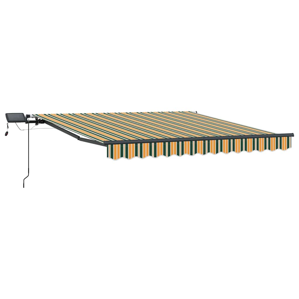 Vidaxx parasol pliable vert et jaune 300 x 250 cm en tissu