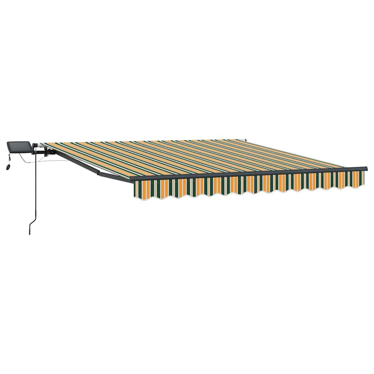Vidaxx parasol pliable vert et jaune 300 x 250 cm en tissu
