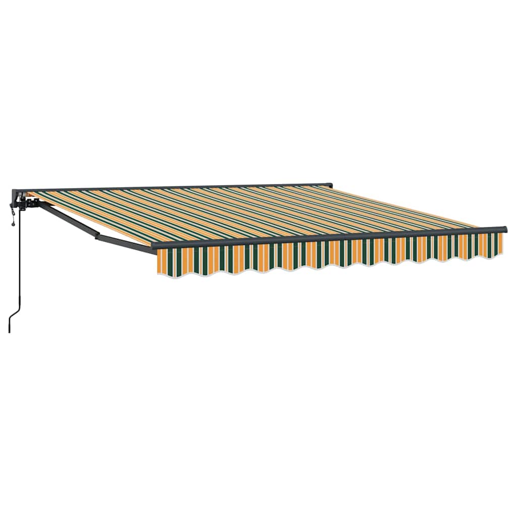 Vidaxx parasol pliable vert et jaune 300 x 250 cm