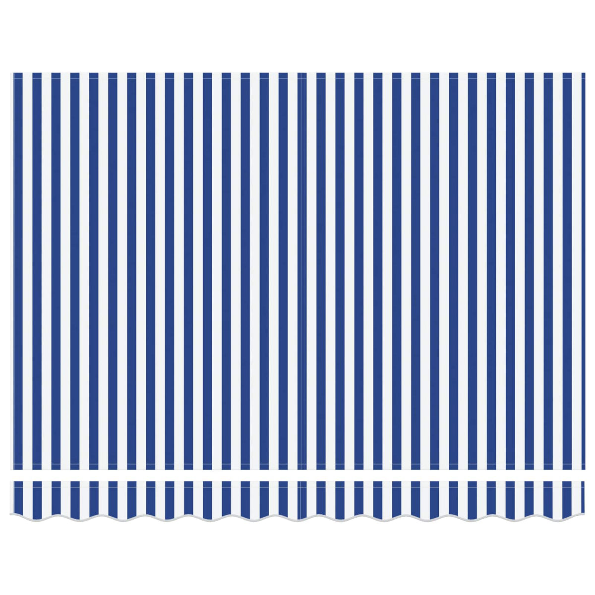 Vidaxx parasol pliable bleu et blanc 350 x 250 cm