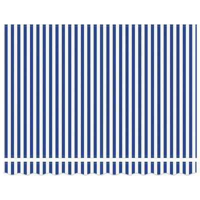 Vidaxx parasol pliable bleu et blanc 350 x 250 cm