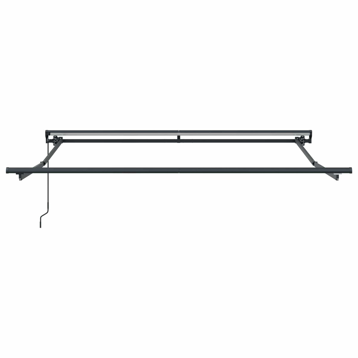 Vidaxx parasol pliable bleu et blanc 350 x 250 cm