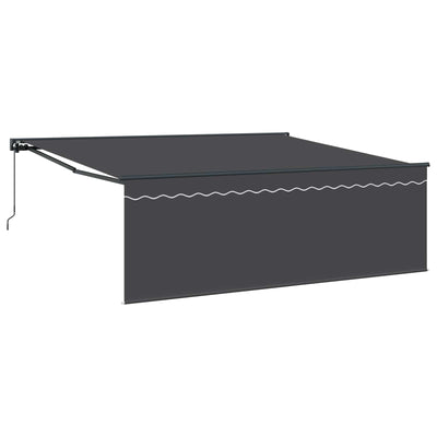 Vidaxx parasol pliable jaune et blanc 350 x 250 cm