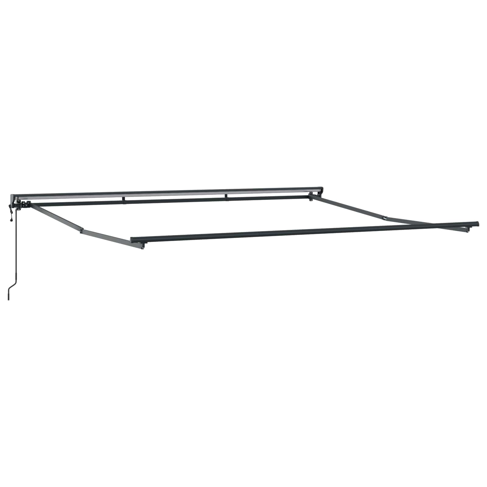 Vidaxx parasol pliable jaune et blanc 350 x 250 cm