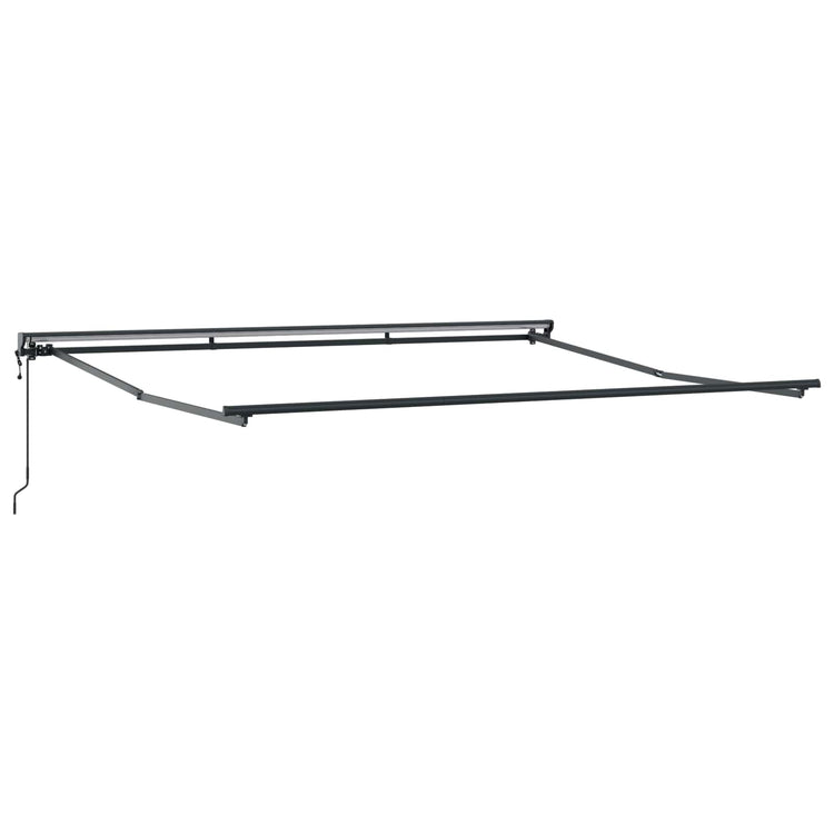 Vidaxx parasol pliable jaune et blanc 350 x 250 cm