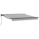 Vidaxx parasol pliable anthracite et blanc 350 x 250 cm