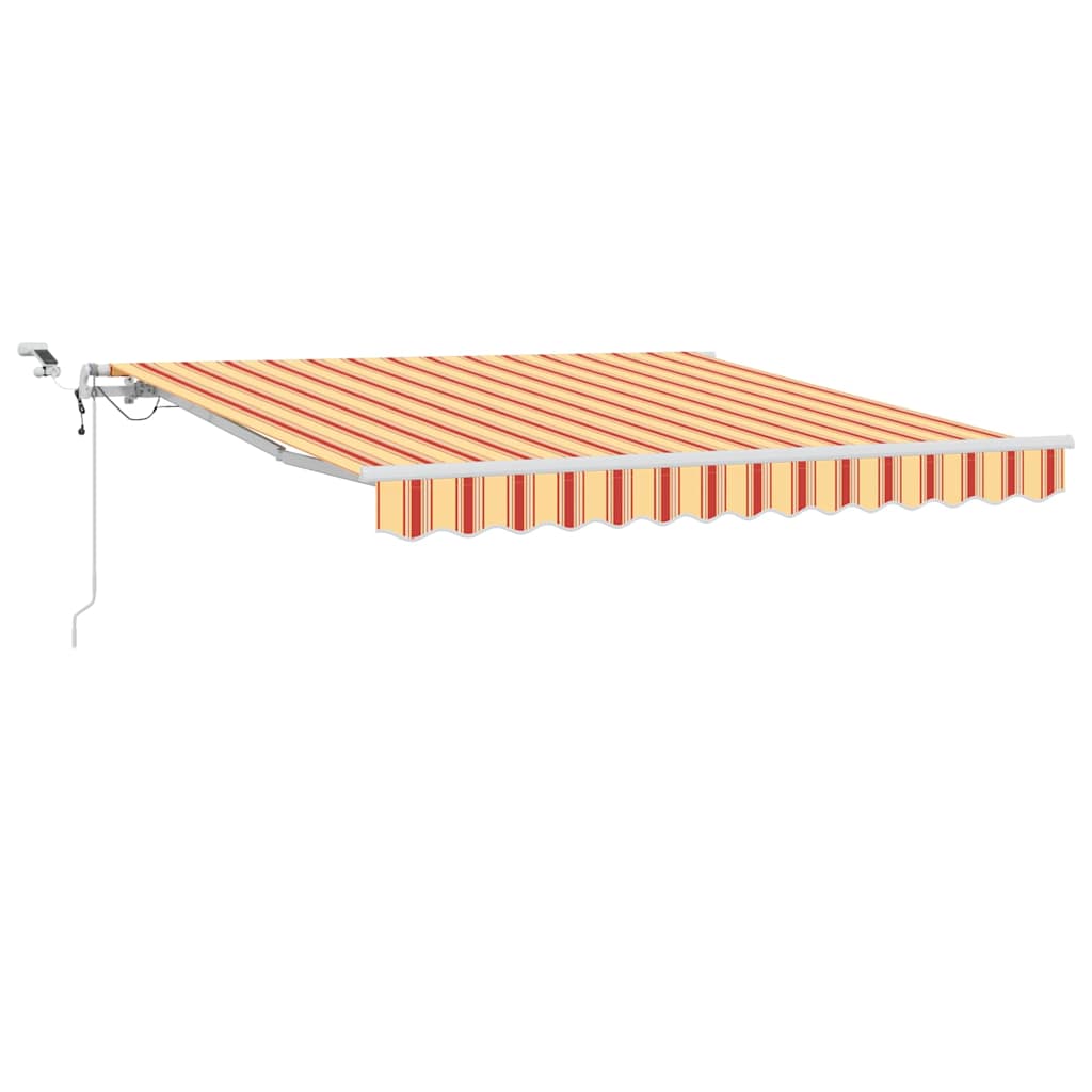 Vidaxx parasol pliable jaune et orange 350 x 250 cm