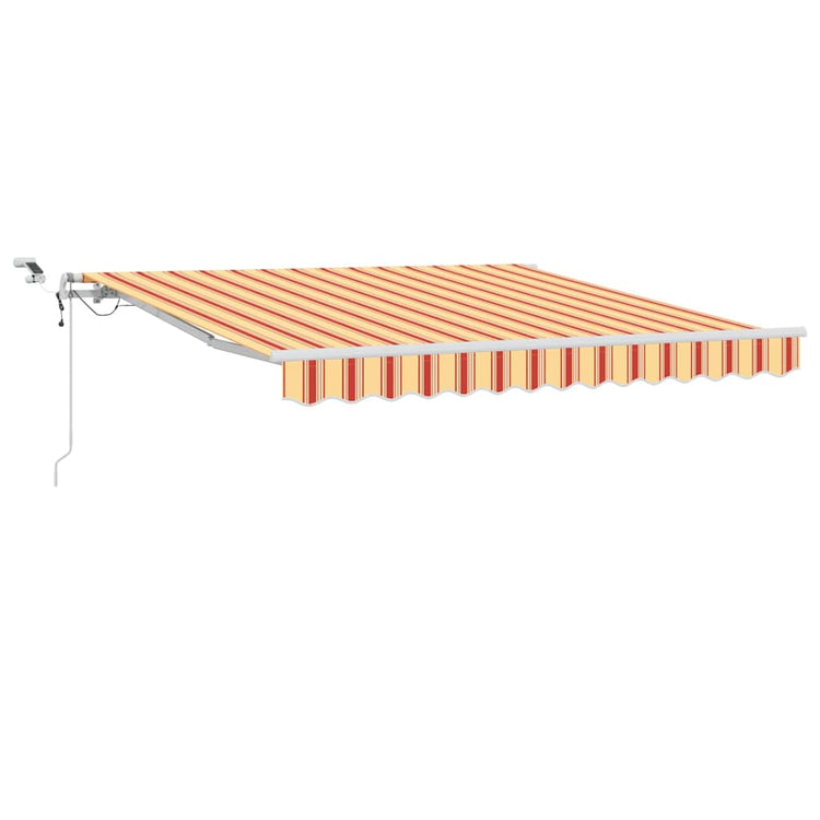 Vidaxx parasol pliable jaune et orange 350 x 250 cm