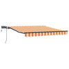 Vidaxx parasol pliant jaune et orange 350 x 250 cm en tissu