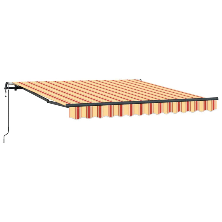 Vidaxx parasol pliable jaune et orange 350 x 250 cm