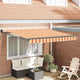 Auvent Vidaxx jaune et orange 350 x 250 x 165 cm polyester