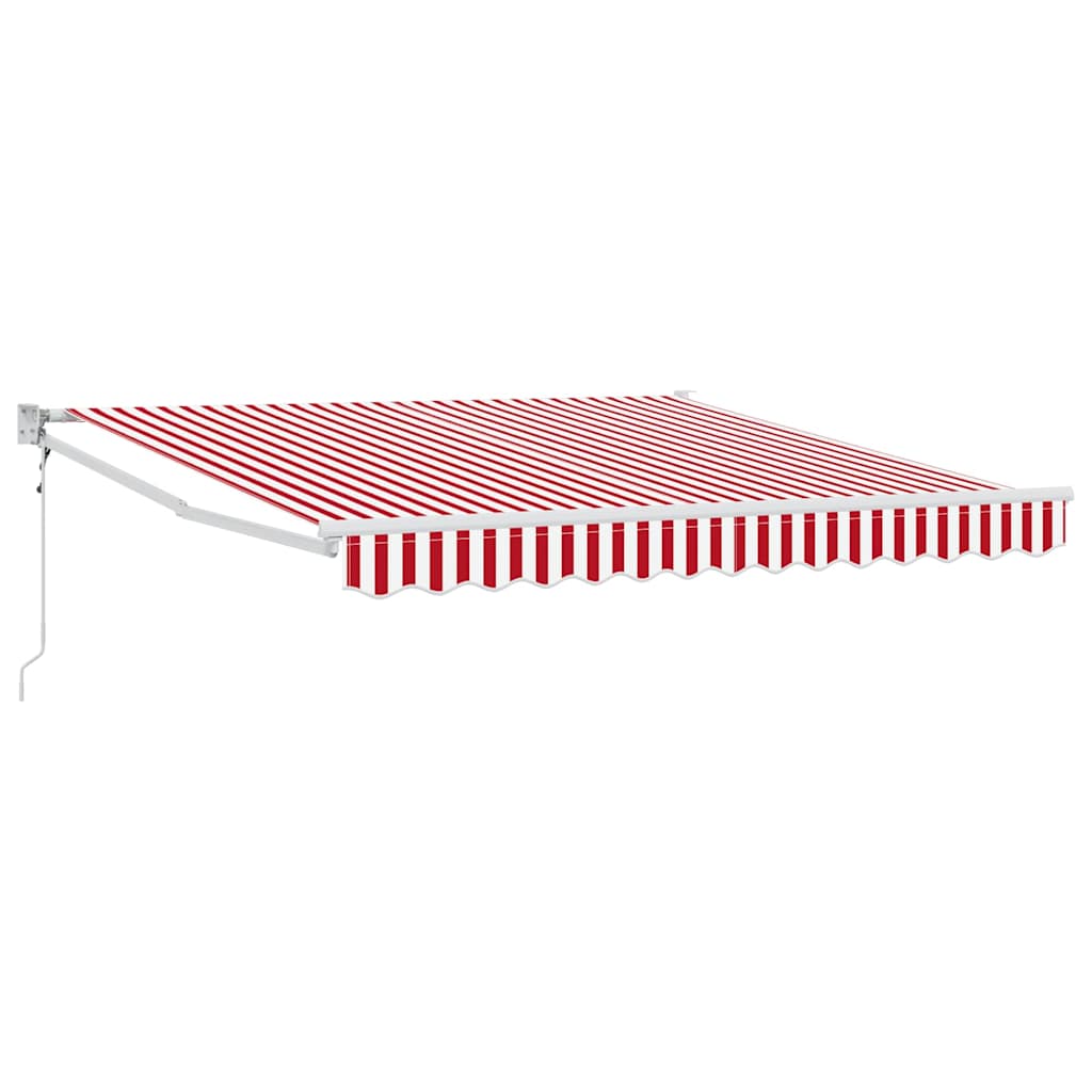 Vidaxx parasol pliable rouge et blanc 350 x 250 cm