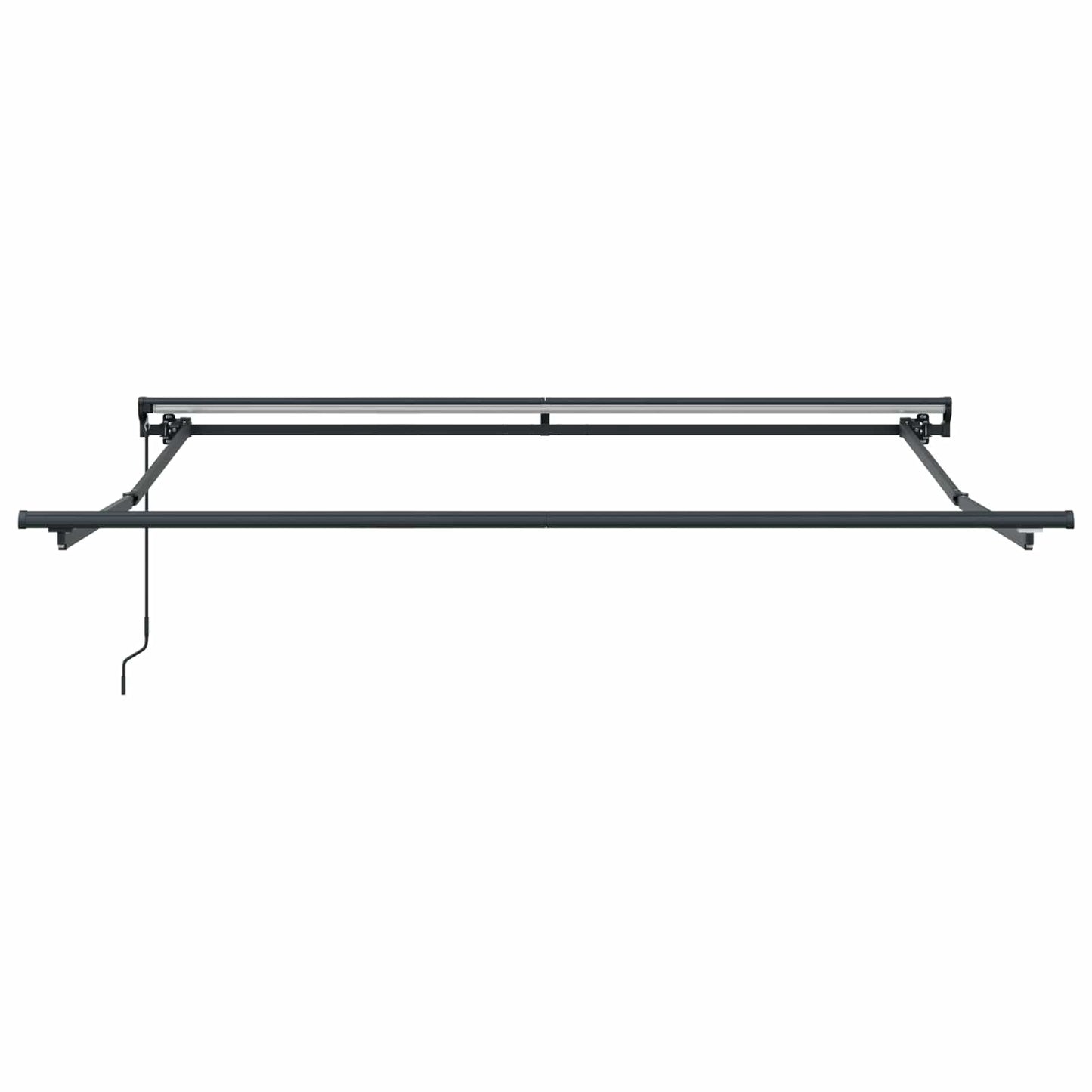 Vidaxx parasol pliable rouge et blanc 350 x 250 cm