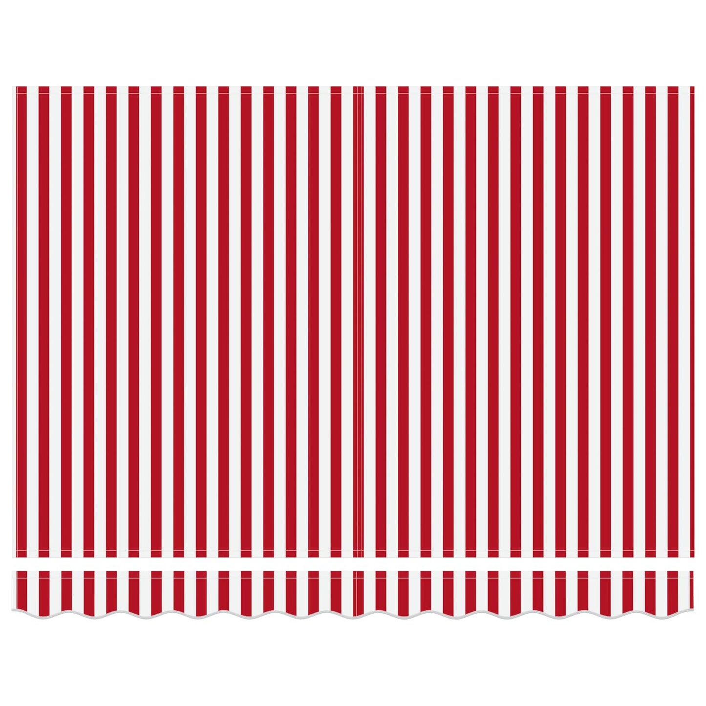 Vidaxx parasol pliable rouge et blanc 350 x 250 cm