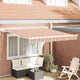 Vidaxx parasol pliant multicolore 350 x 250 cm en tissu