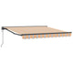 Vidaxx parasol pliable bleu et orange 350 x 250 cm