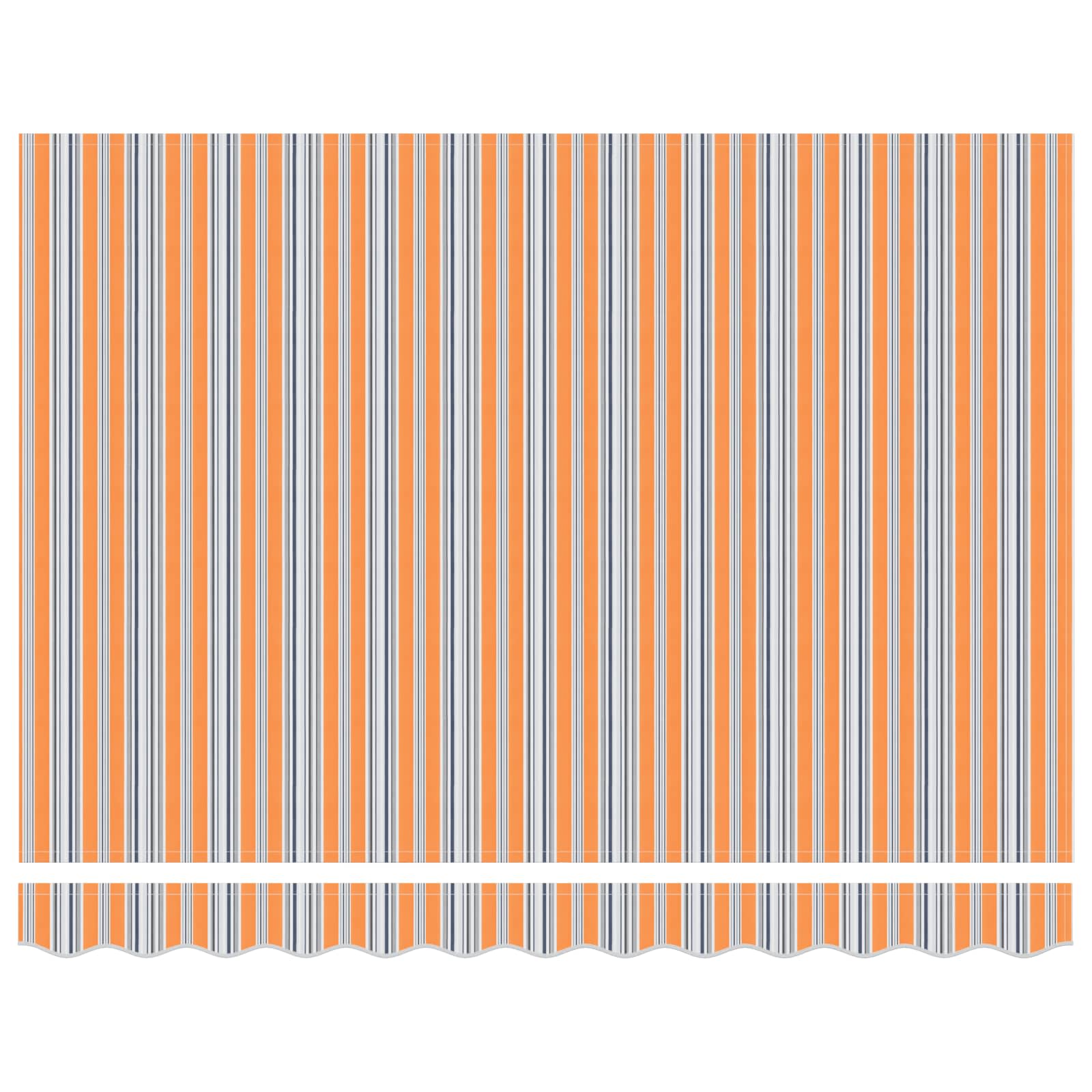 Vidaxx parasol pliable bleu et orange 350 x 250 cm