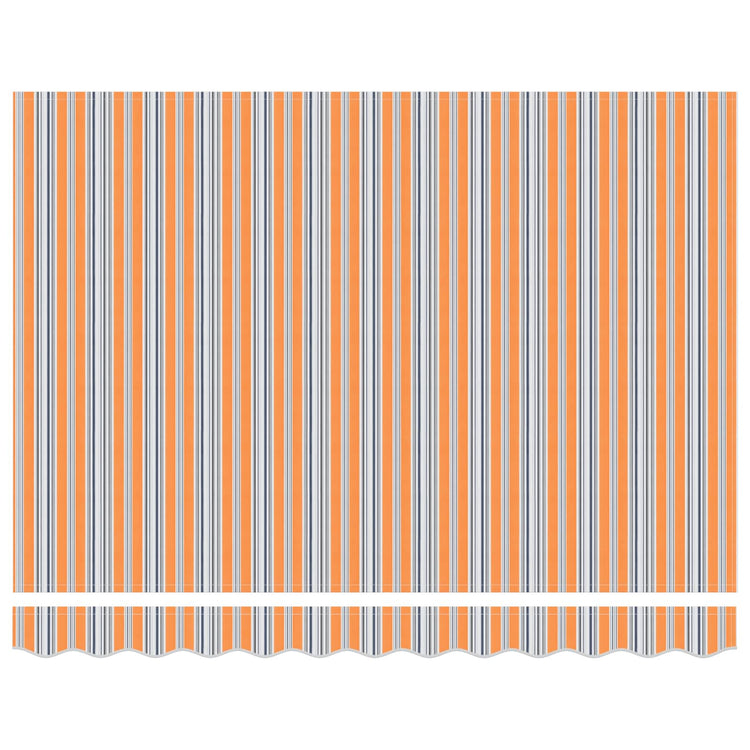Vidaxx parasol pliable bleu et orange 350 x 250 cm