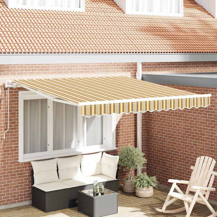 Vidaxx parasol pliant multicolore 350 x 250 cm en tissu