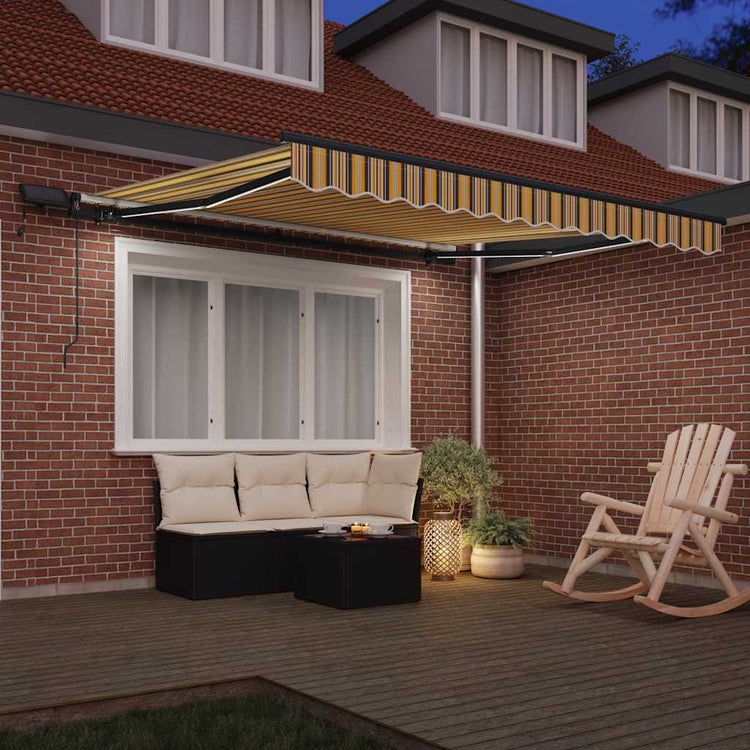 Vidaxx parasol pliant multicolore 350 x 250 cm en tissu