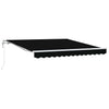 Vidaxx parasol pliable noir 350 x 250 cm en tissu
