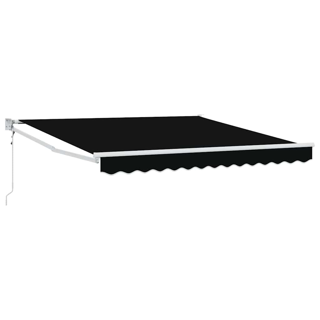 Vidaxx parasol pliable noir 350 x 250 cm en tissu