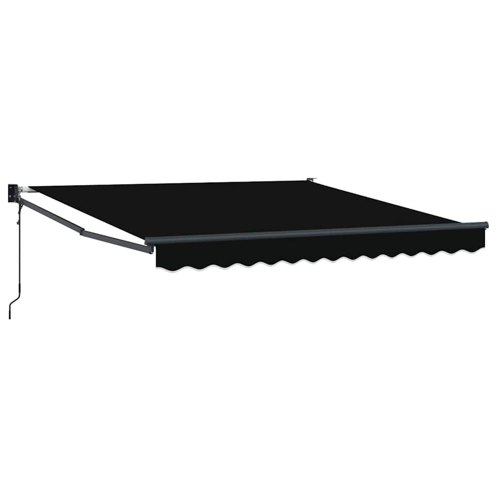 Vidaxx parasol pliable noir 350 x 250 cm