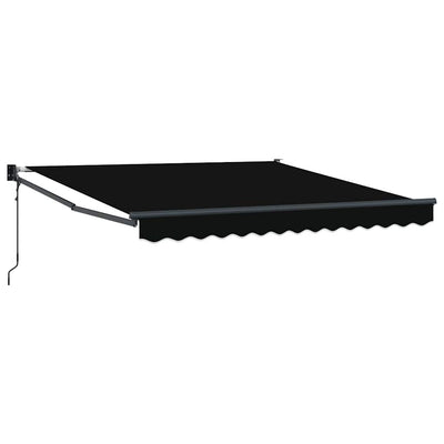 Vidaxx parasol pliable noir 350 x 250 cm