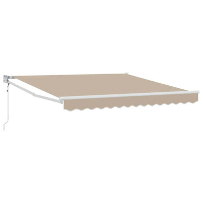 Vidaxx parasol pliable beige 350 x 250 cm