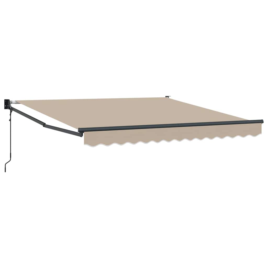 Vidaxx parasol pliable beige 350 x 250 cm
