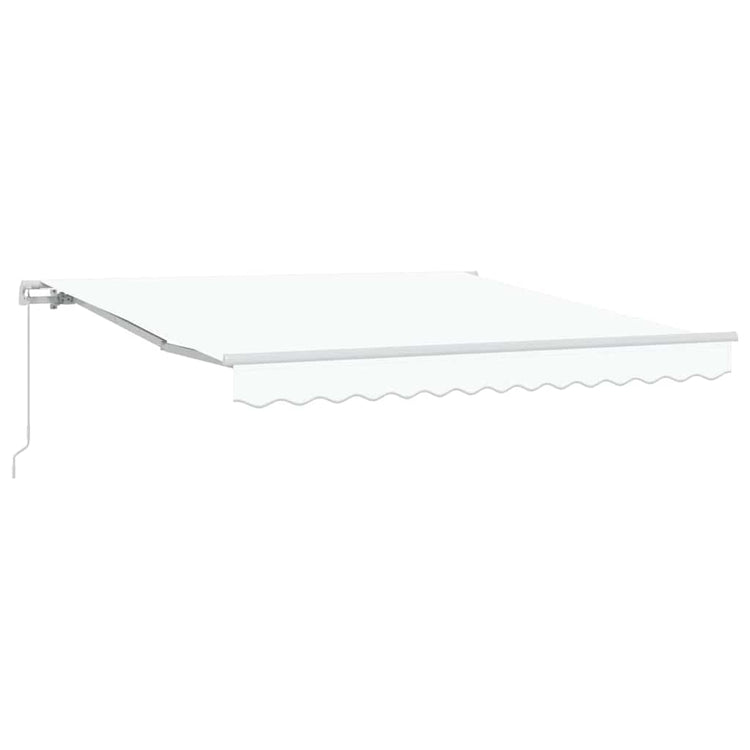 Vidaxx parasol pliant blanc 350 x 250 cm polyester et aluminium