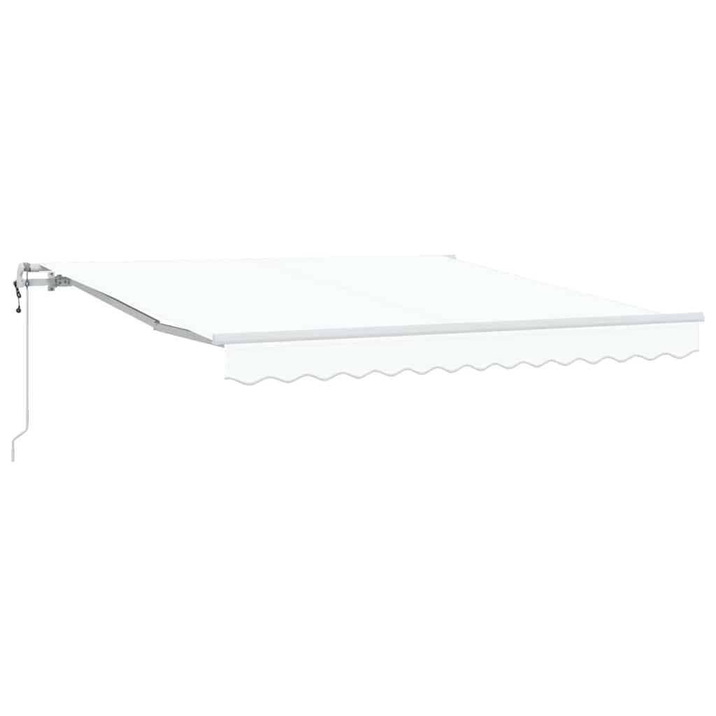 VidaXL parasol pliant blanc 350 x 250 cm en tissu